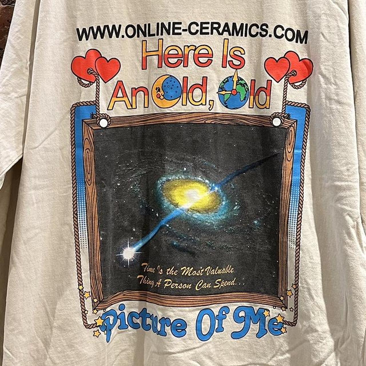 送料無料！ONLINE CERAMICS Stare At The Stars (L) Online Ceramics Multicolor 'Look At The Stars' T-Shirt