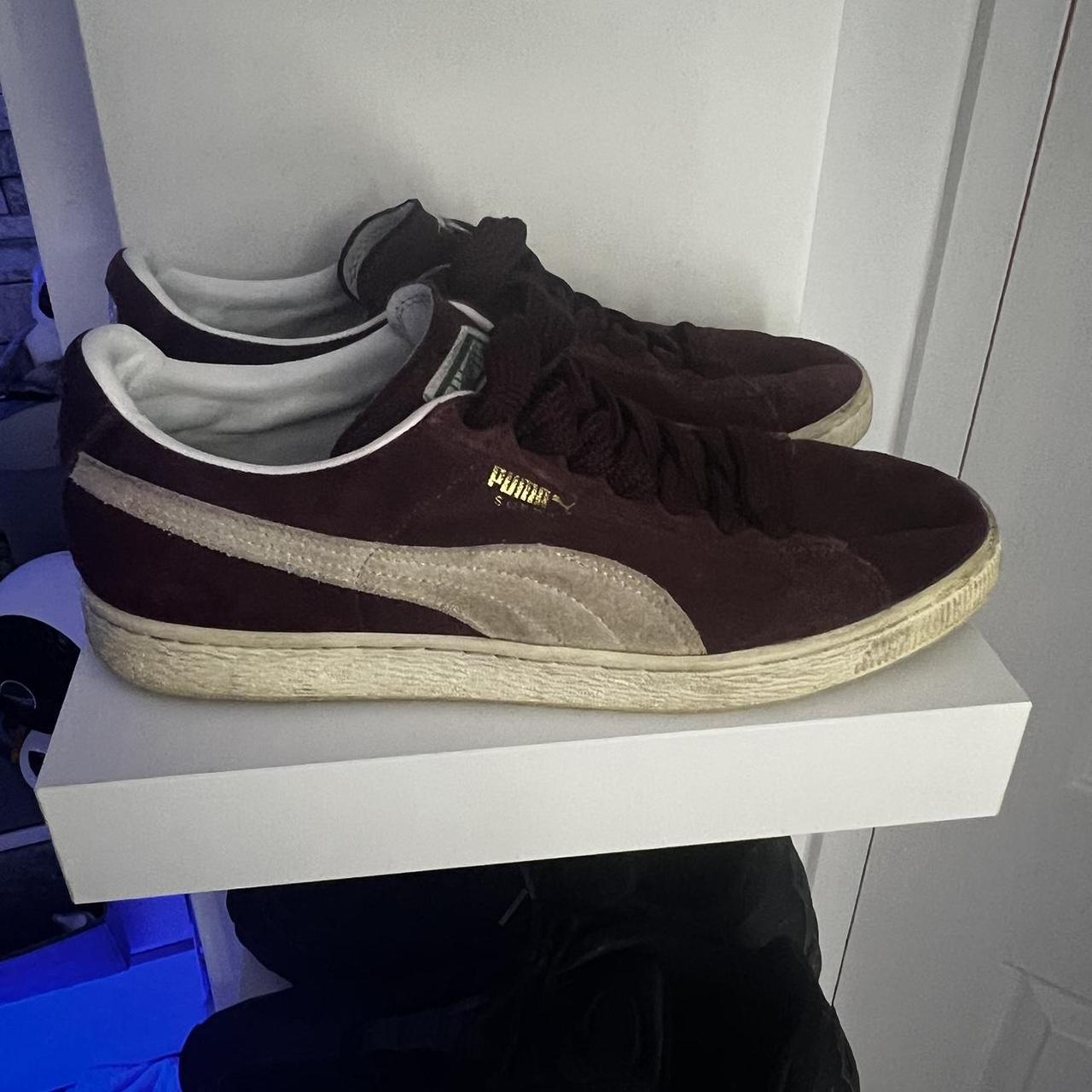 puma suede classic burgundy mens
