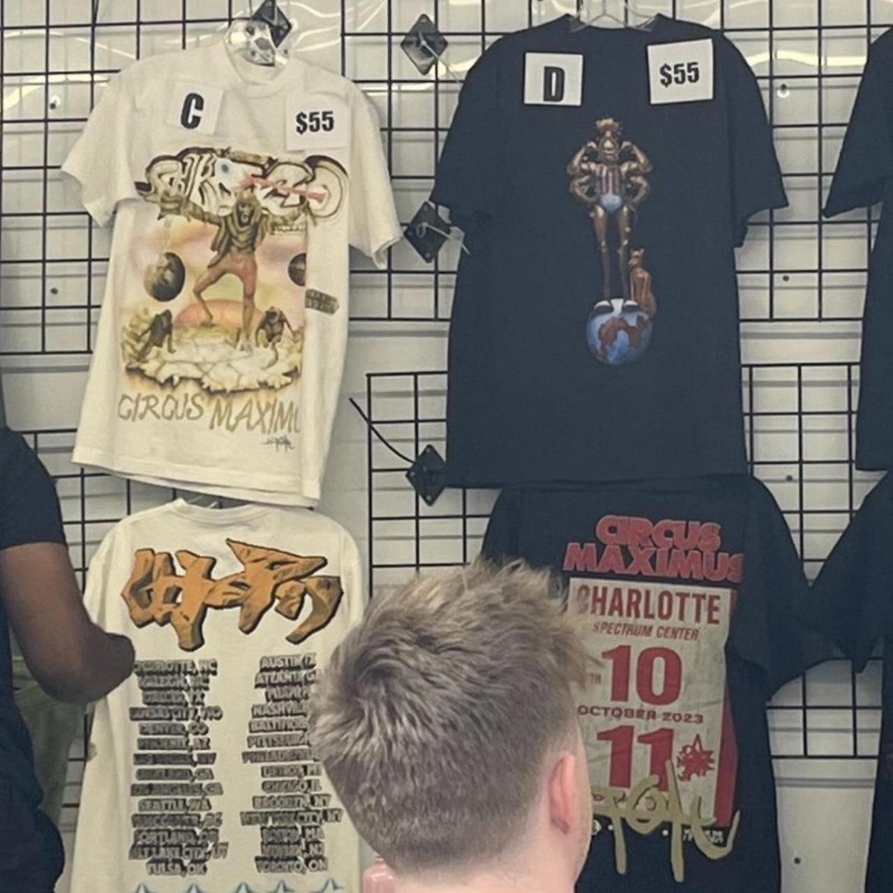 TRAVIS SCOTT TOUR MERCH BOOTH. WHAT DO WE... - Depop