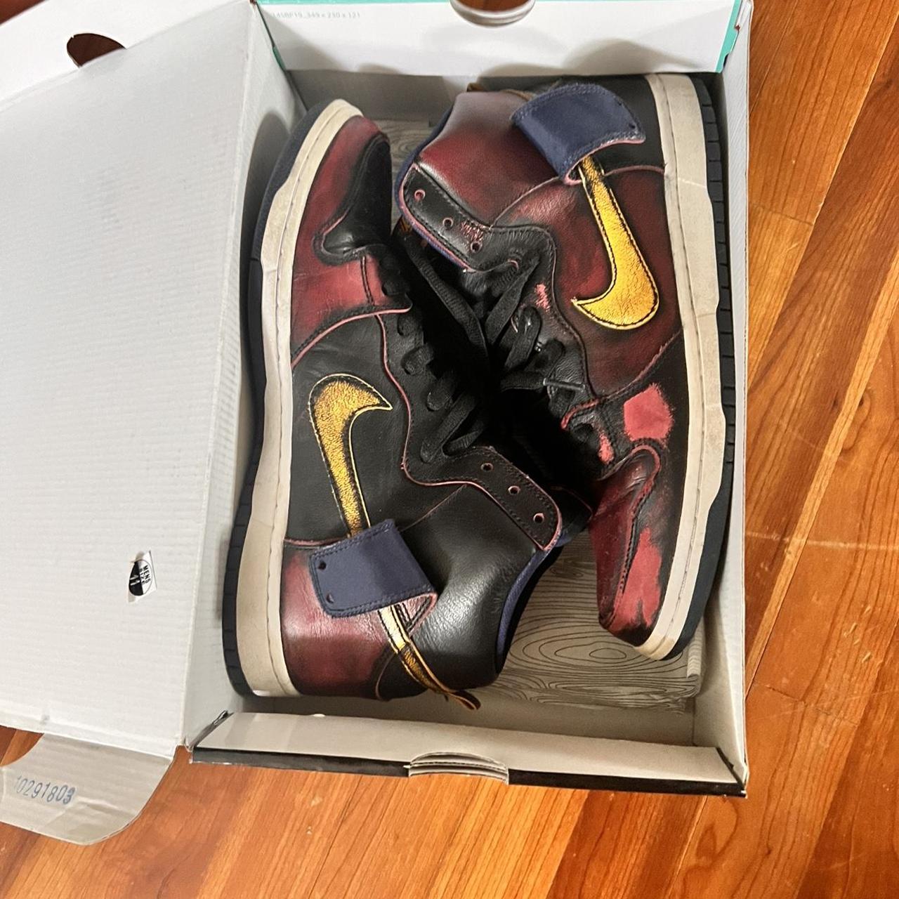 Nike sb Cleveland cavalier dunk high top Faded. Depop