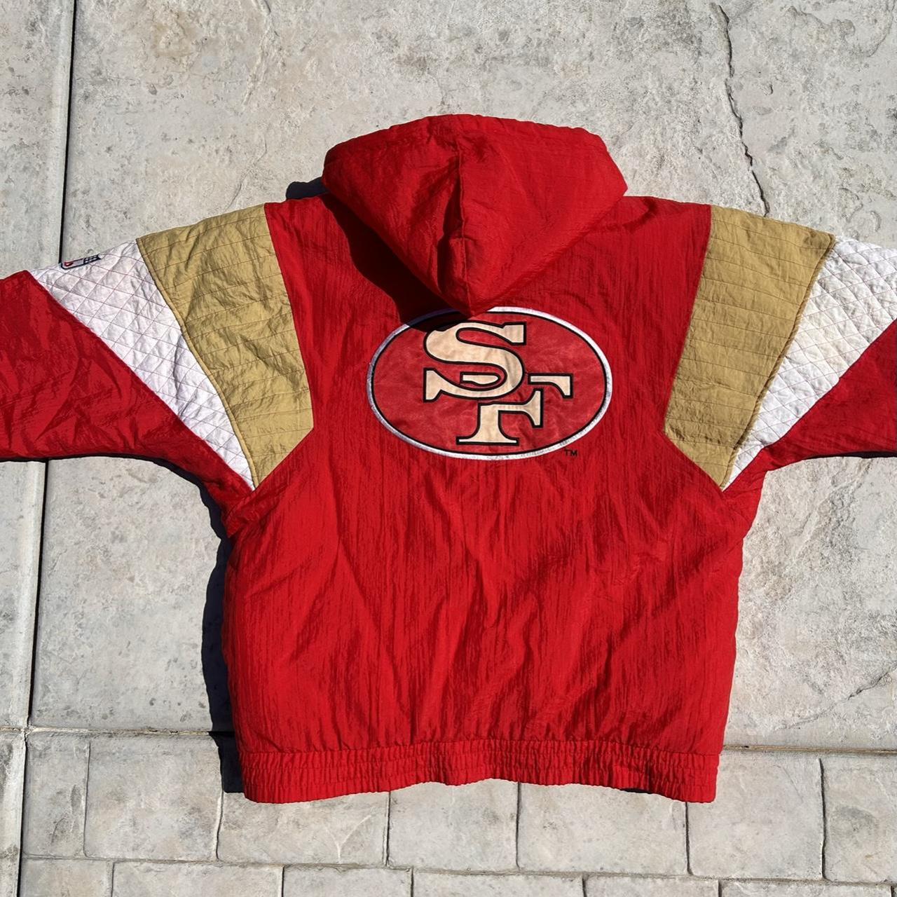 1980s San Francisco 49ers satin jacket Few marks - Depop