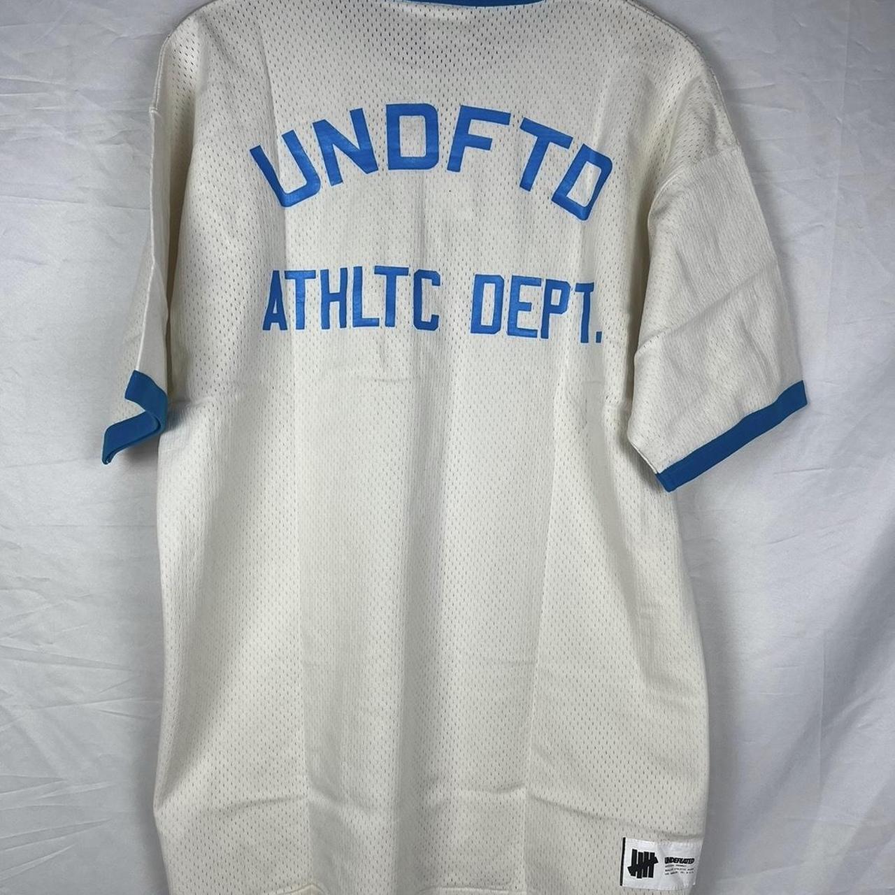 UNDEFEATED UNDFTD HEAD HUNTER BASEBALL JERSEY #05 WHITE RED GREY NEW XL