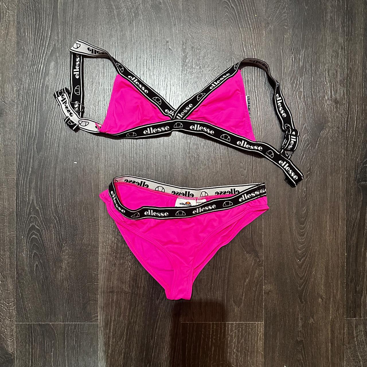 ellesse neon pink bikini not sold online anymore Depop
