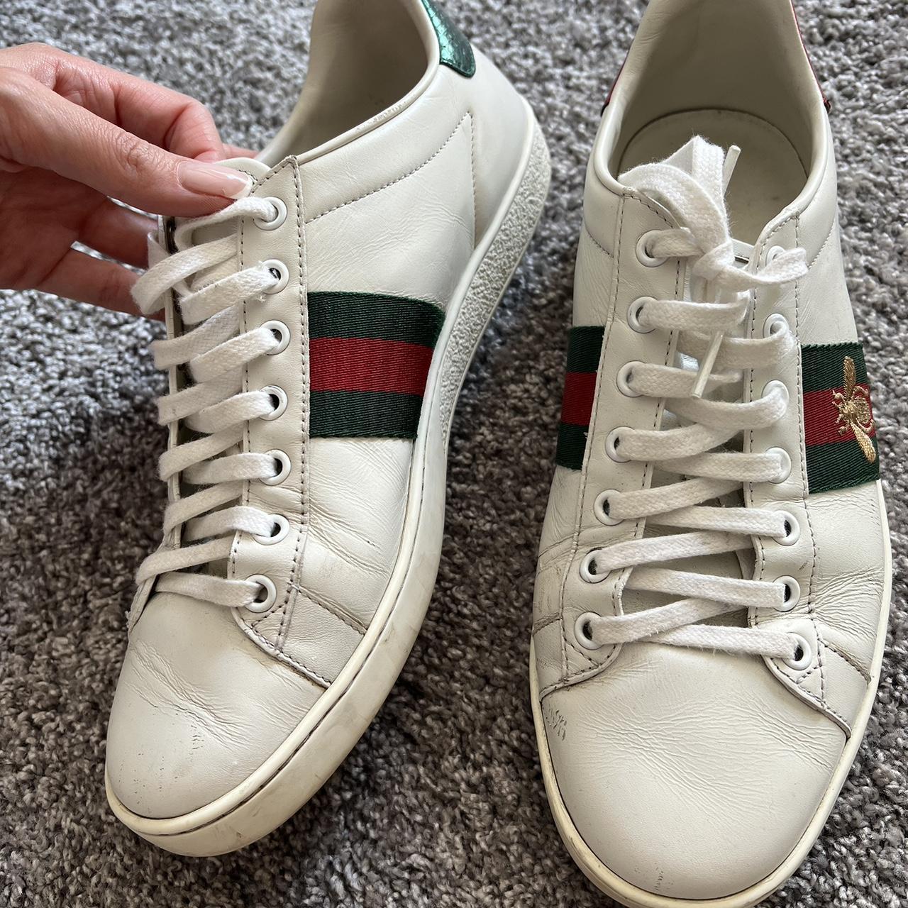 Gucci trainers UK 6 but would fit a UK 7 euro 40!... Depop