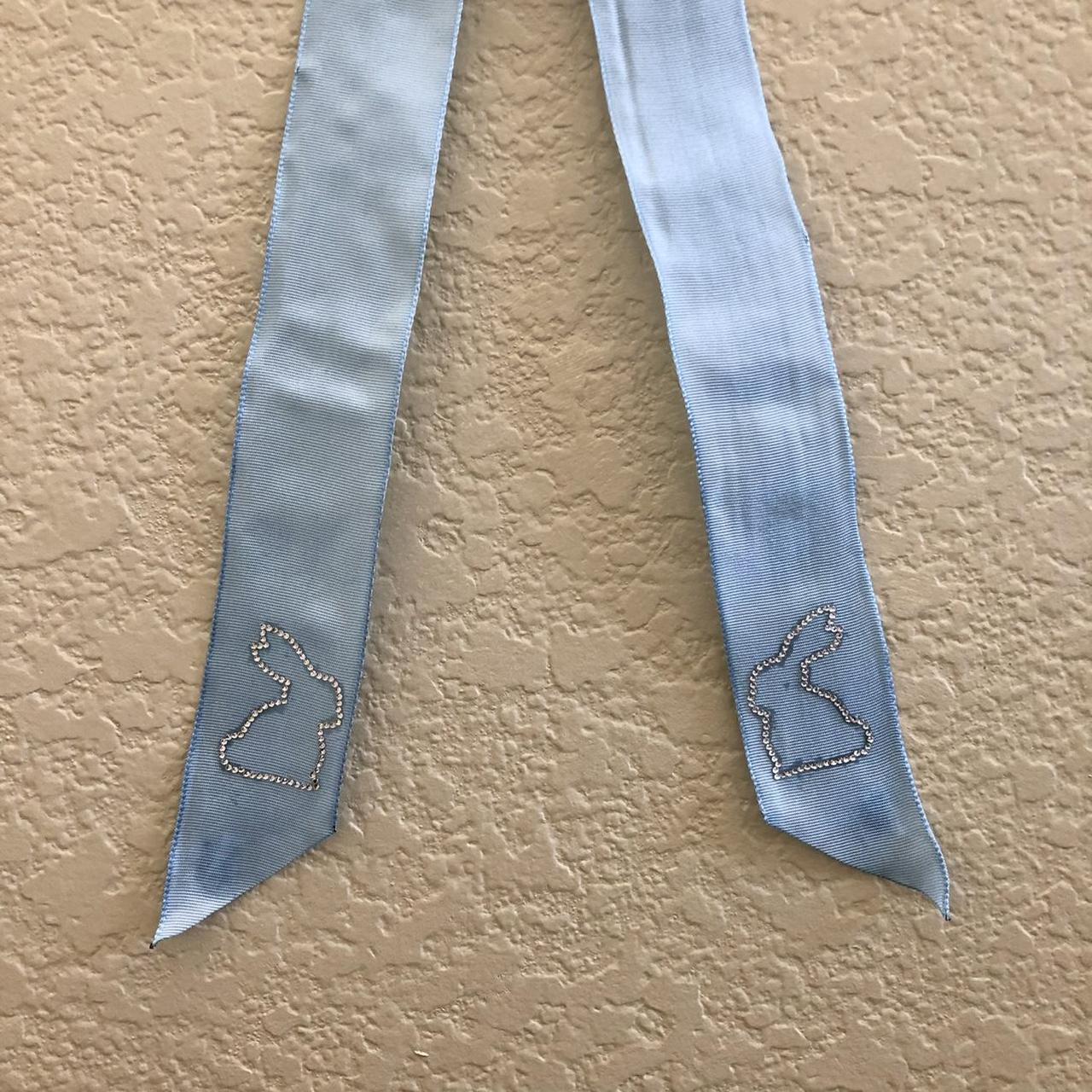 new jeans inspired bow - cute blue bow w/ an... | Depop