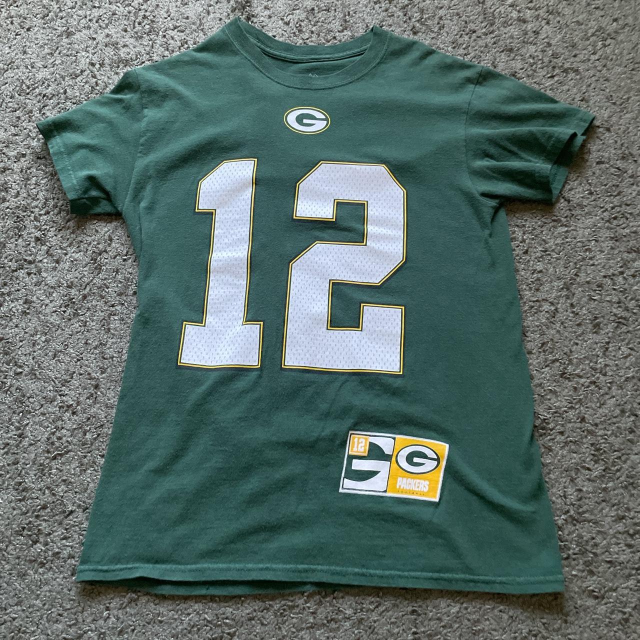 Aaron Rodgers Green Bay Packers t shirt Size: - Depop