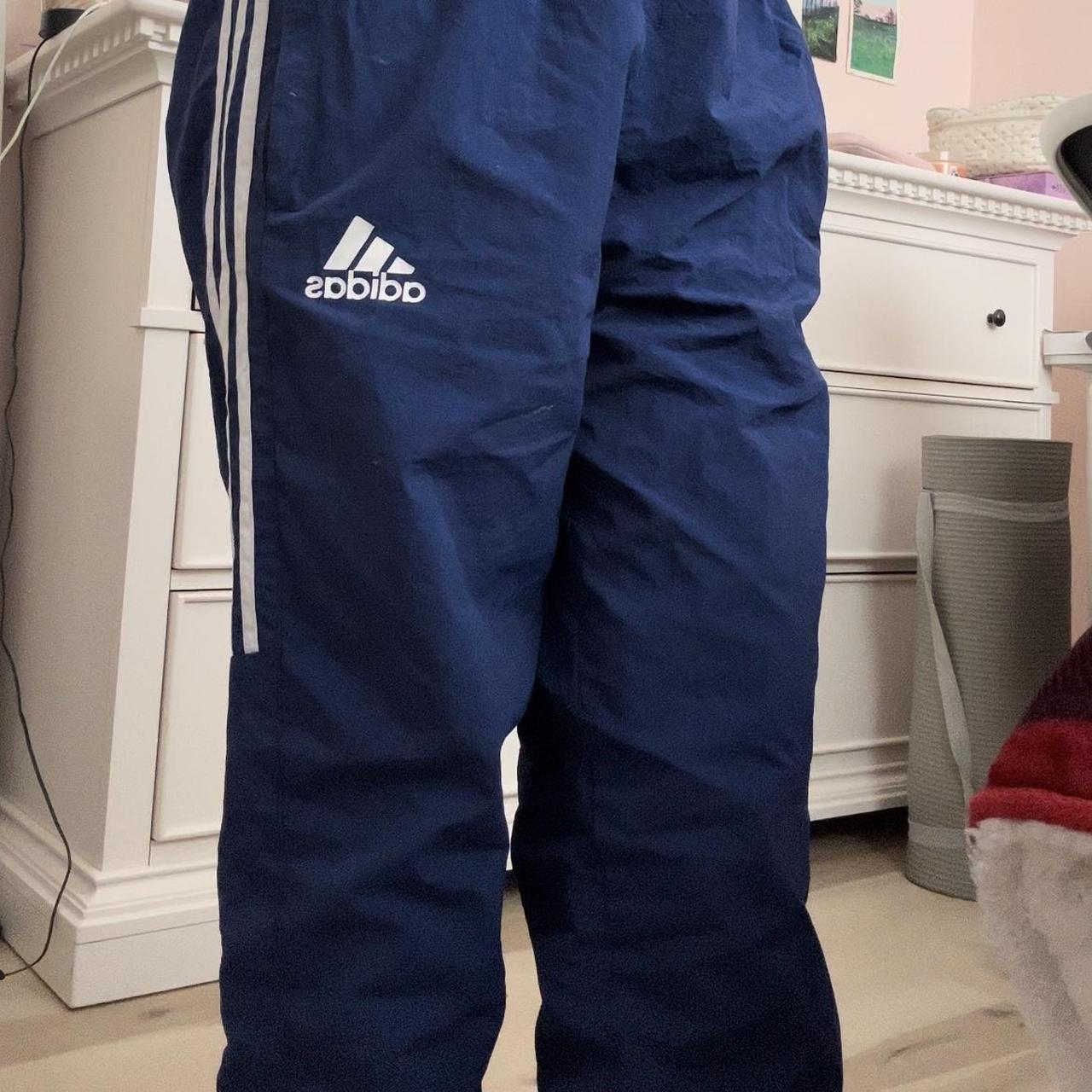 Adidas Women's Navy and Blue Joggers-tracksuits (3)