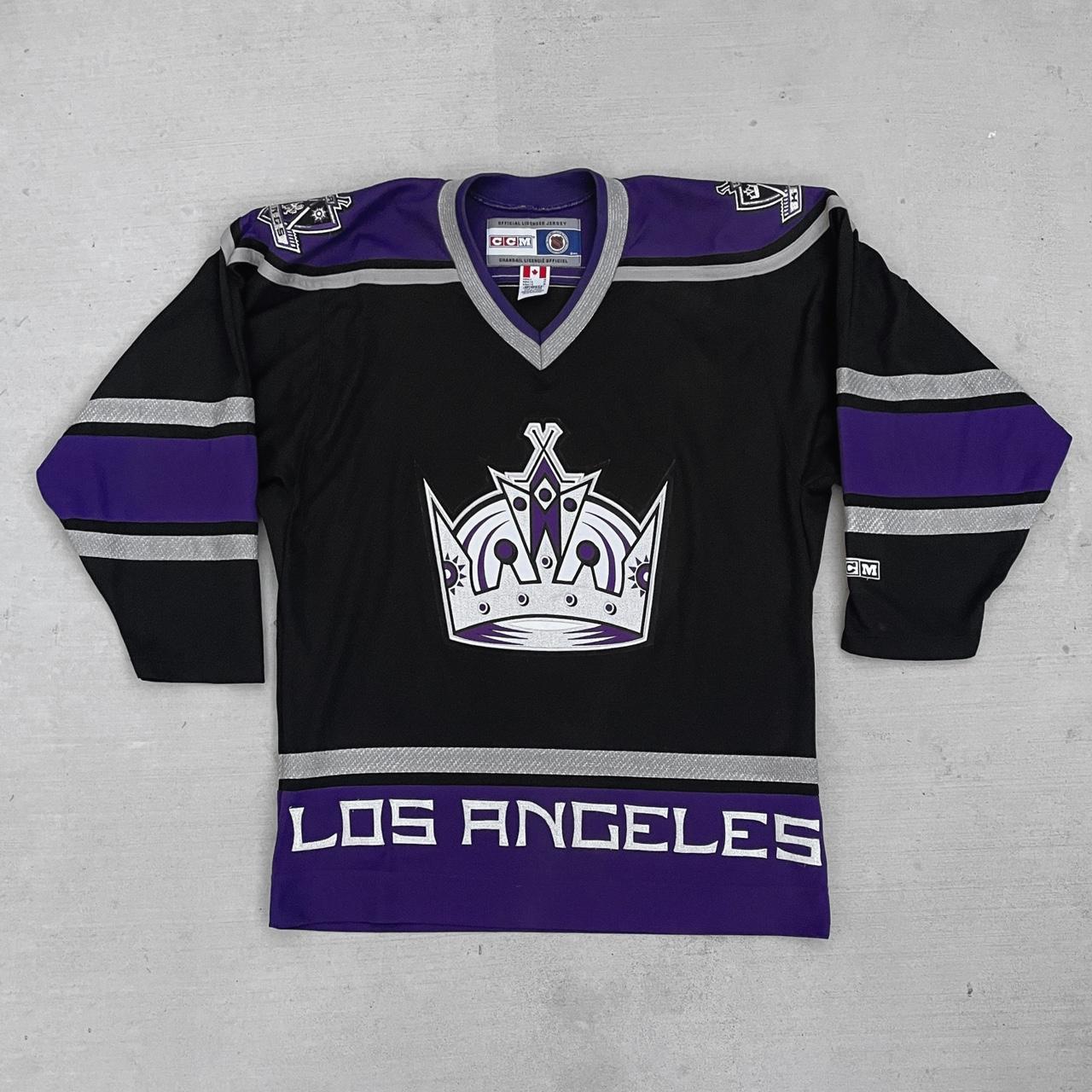 Vintage CCM NHL Los Angeles Kings Hockey Jersey - Depop