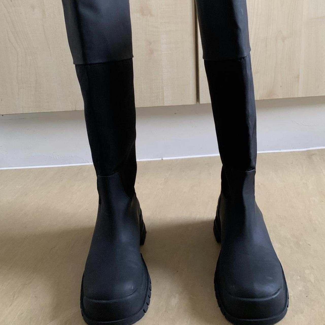zara elastic boots