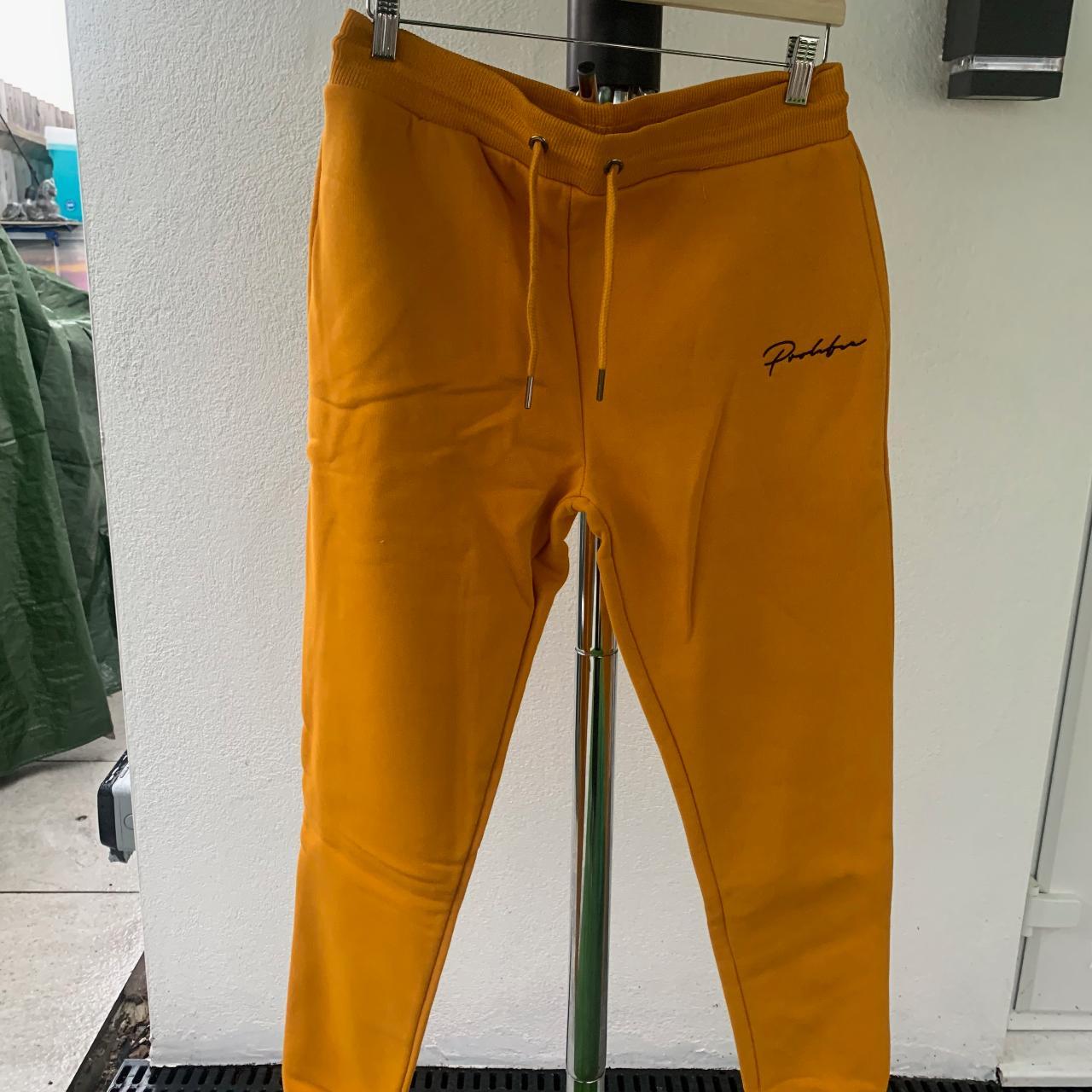 River island dark yellow joggers size M 008 Depop