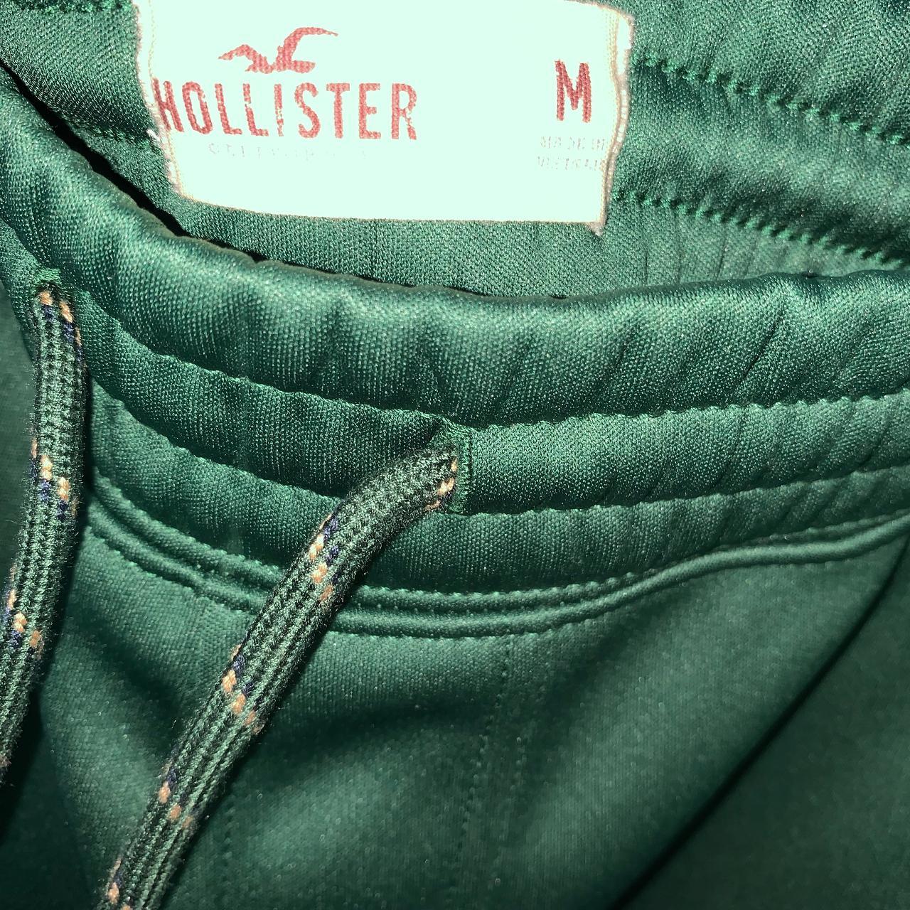Hollister Green joggers size M 008 - Depop