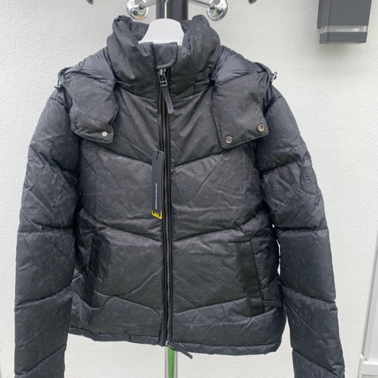 Boda Skins Men's Black Nylon Down Puffer Jacket Size M - Depop