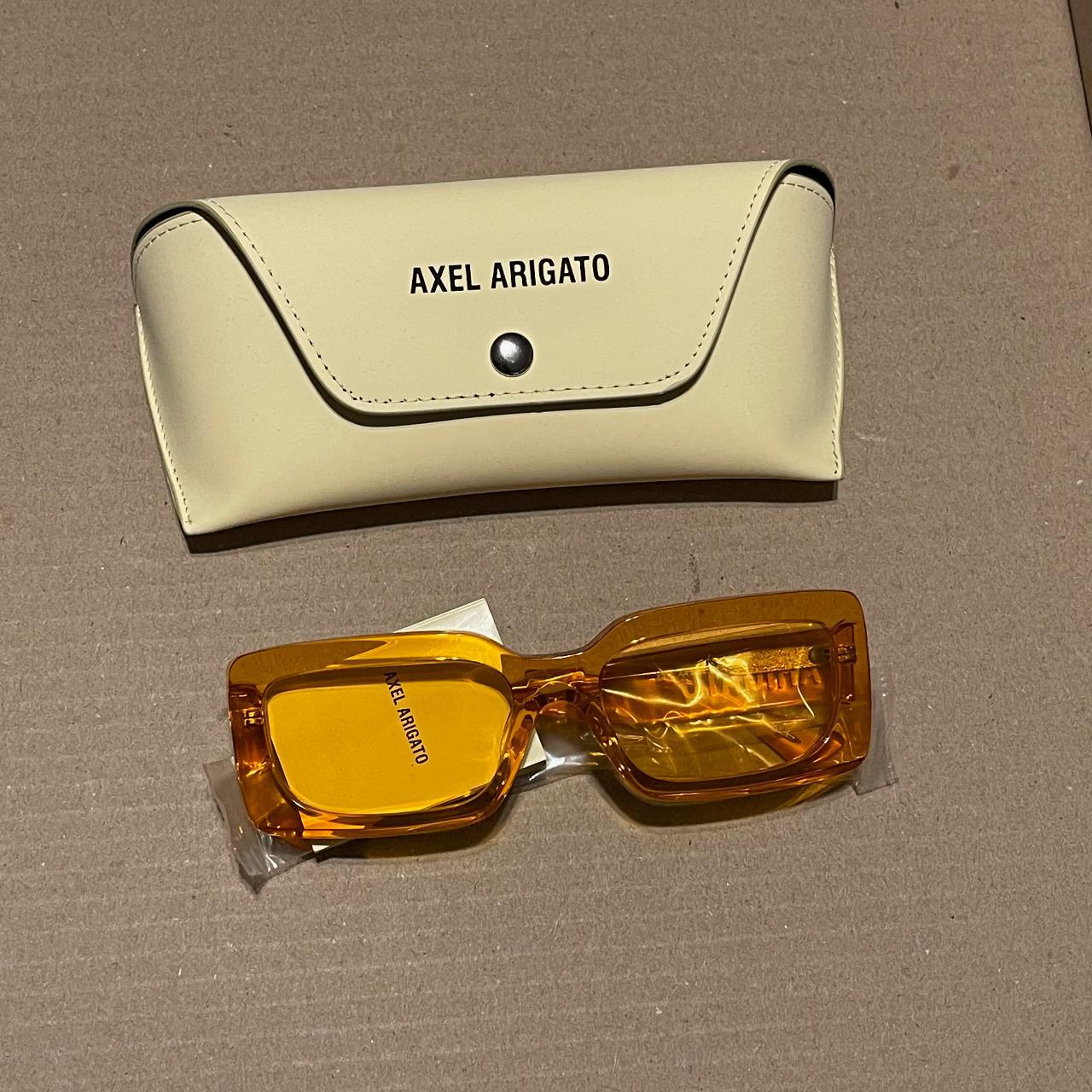 Axel Arigato Men's Orange Sunglasses | Depop
