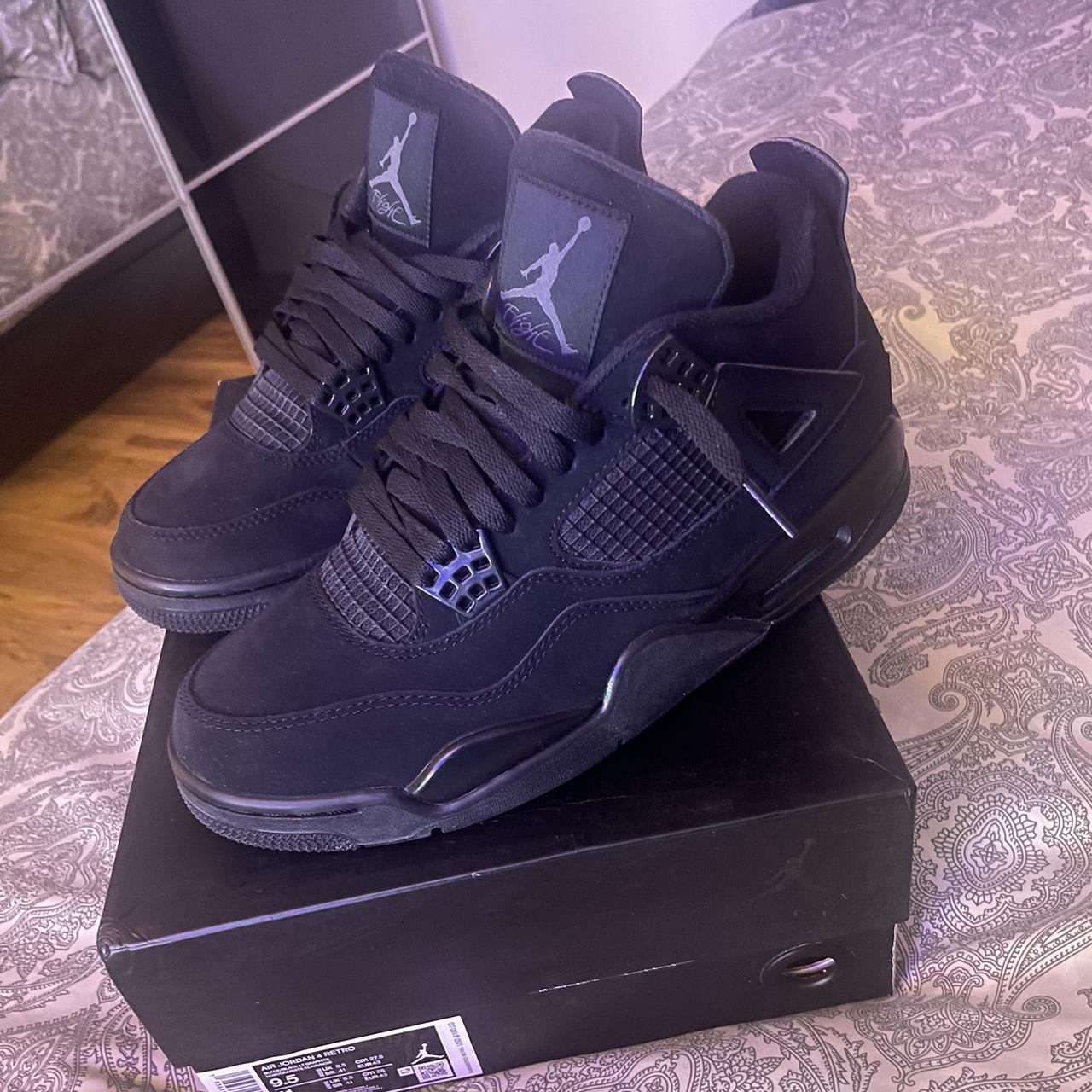 blackcat jordan 4's
