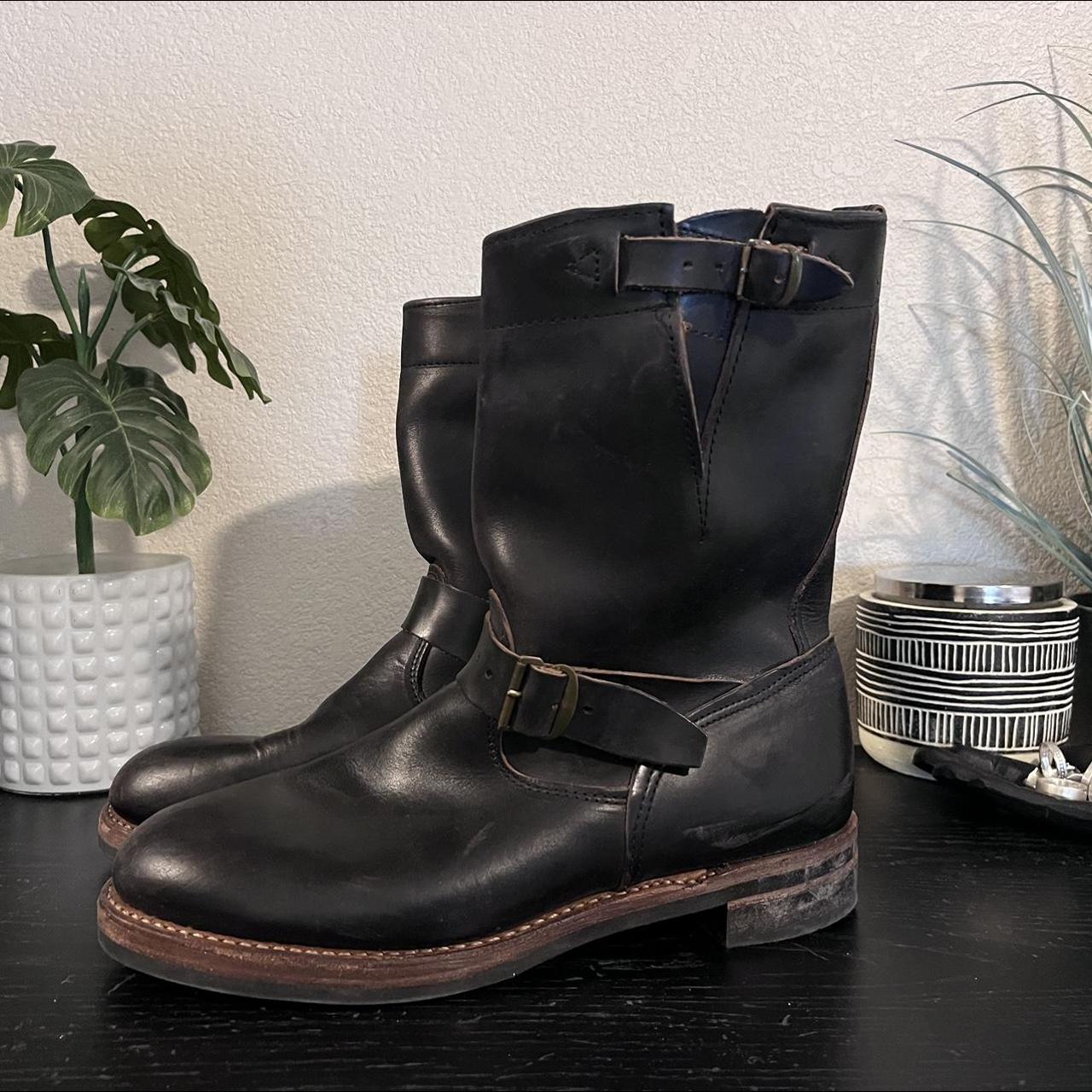 rrl engineer boots