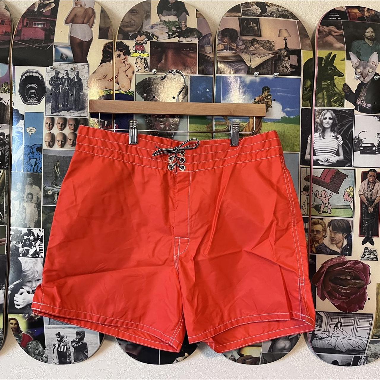 Men's Orange Shorts Depop