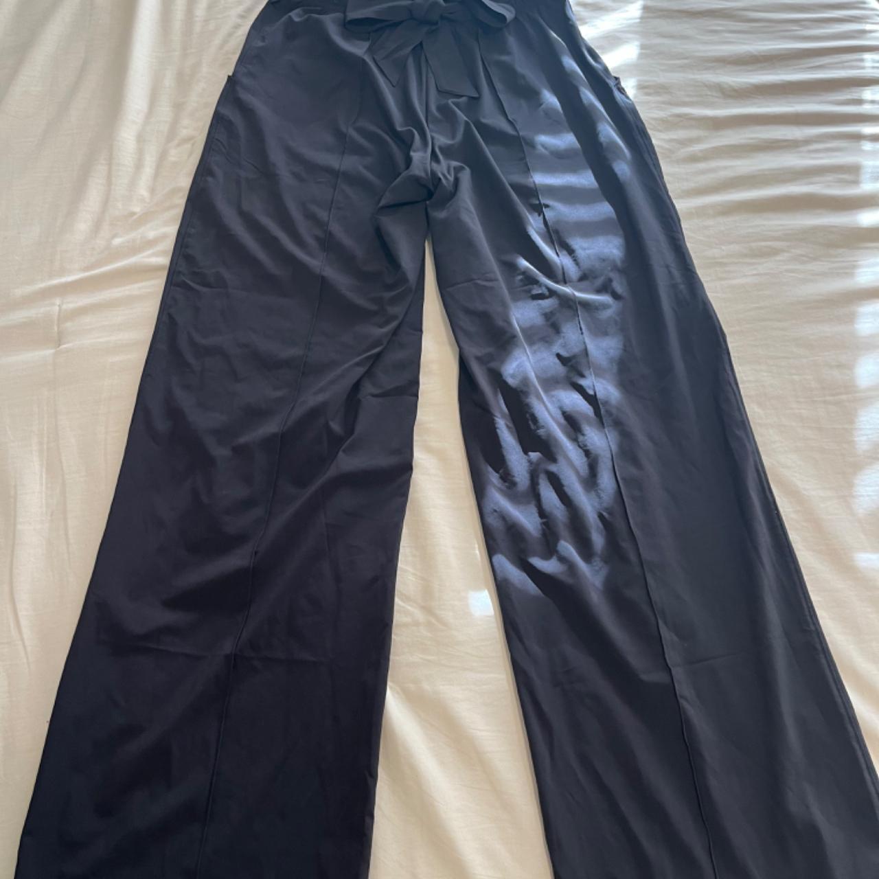 Lululemon highwaisted wide leg work pants Depop