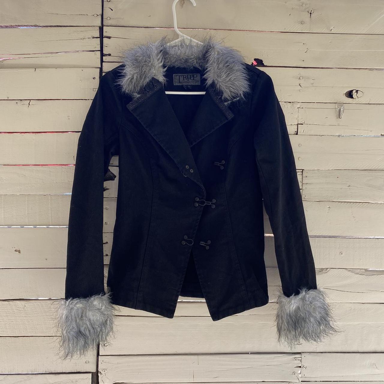 Crazy Tripp nyc fur trim jacket Love this the fur... - Depop