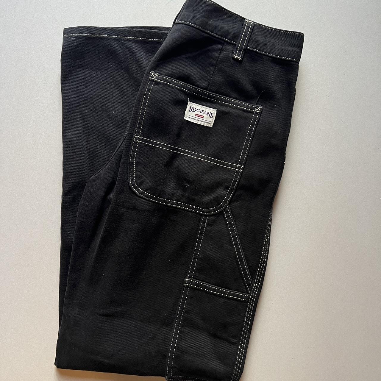 bdg black jean shorts