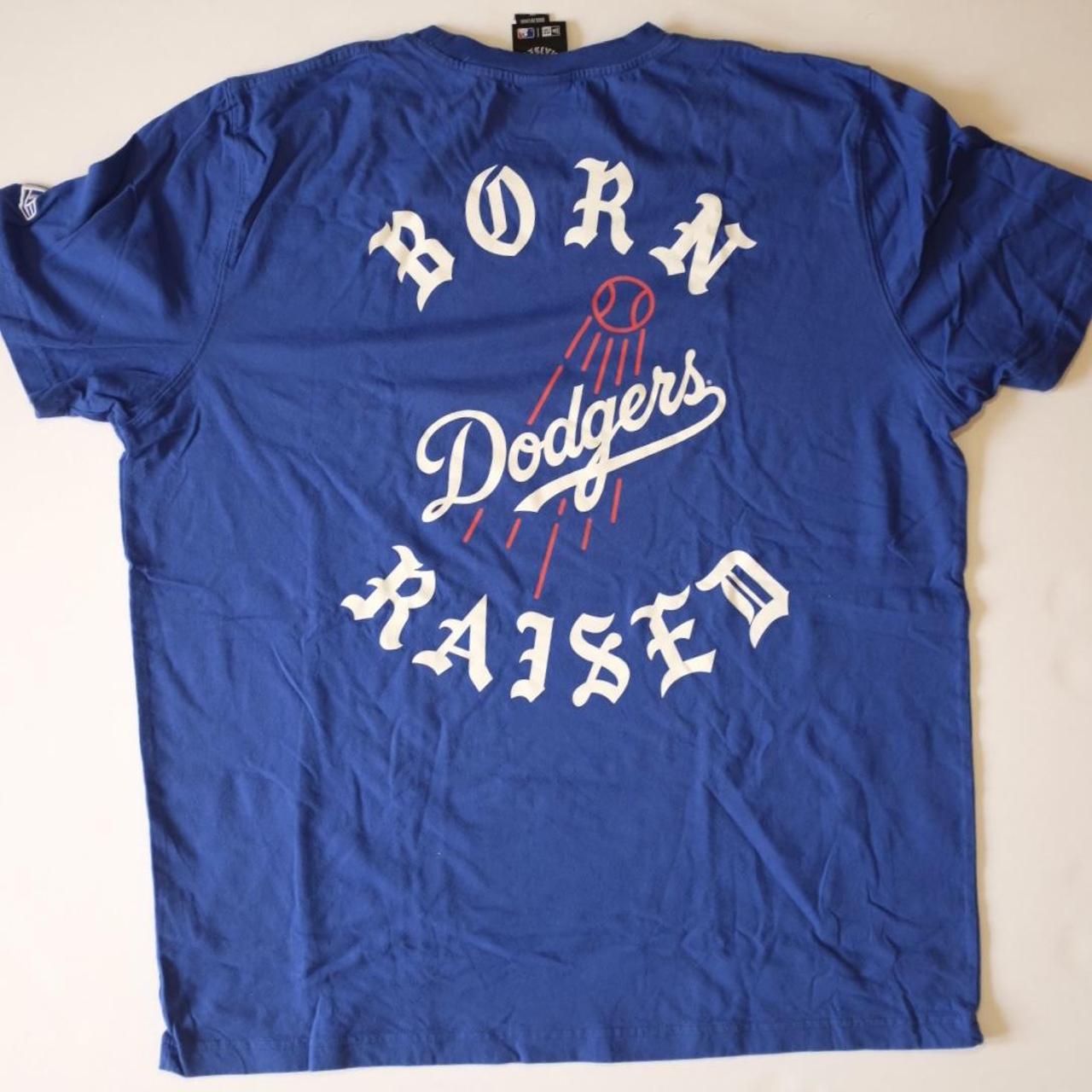 Born x Raised Dodgers Rocker Tee. Worn once. XL.... - Depop