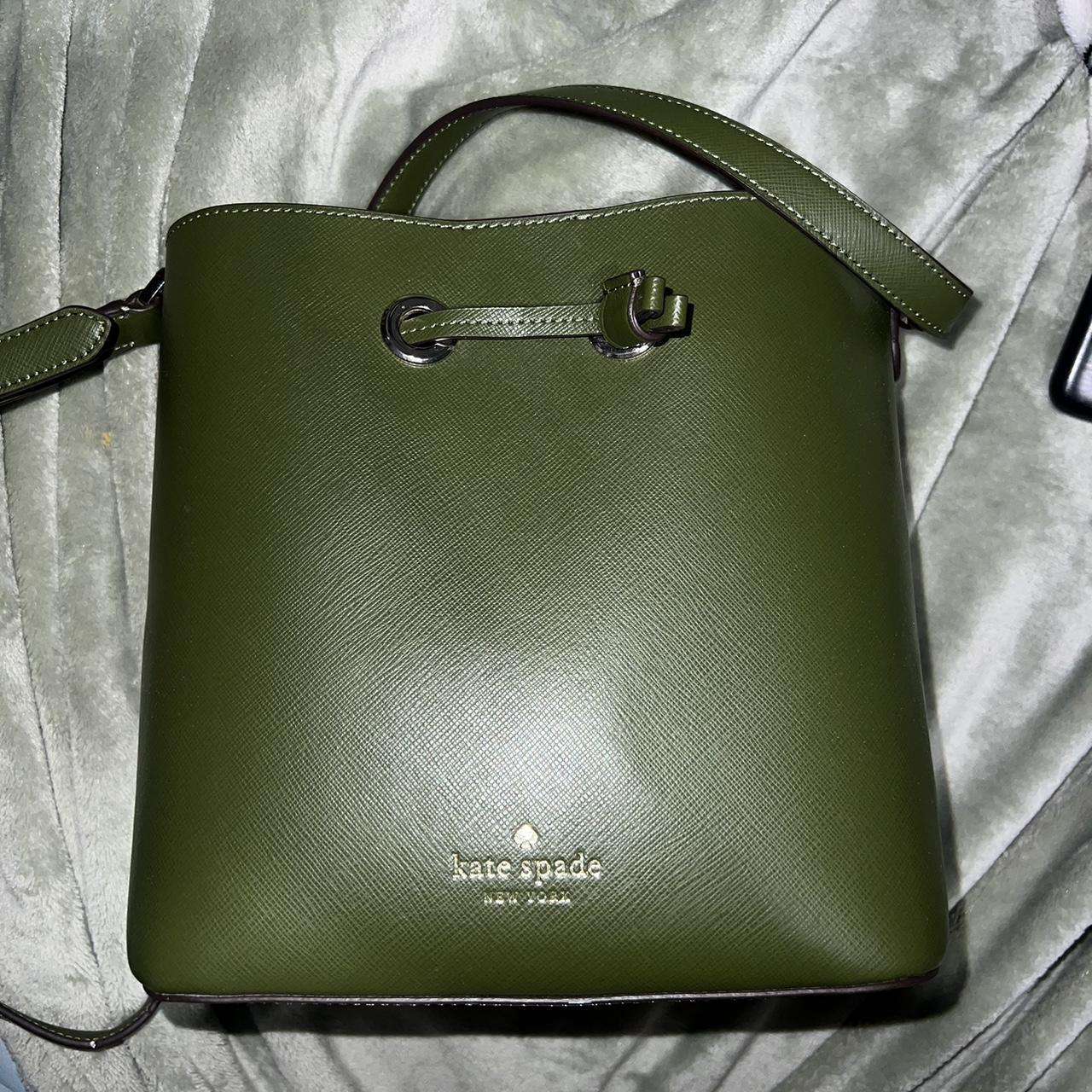 Kate Spade Green Bucket Bag authentic