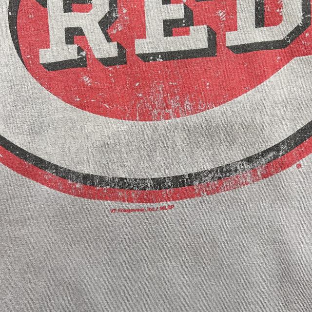 Vintage Cincinnati Reds MLB AOP Tee Sz: L 21.5 x - Depop