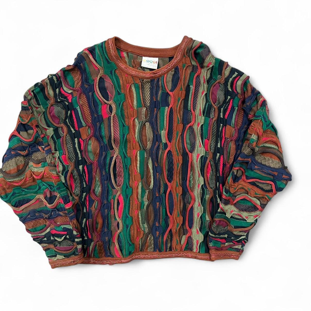 Coogi Men's Sweater - Multi - L – Vintage coogi k… - image 1