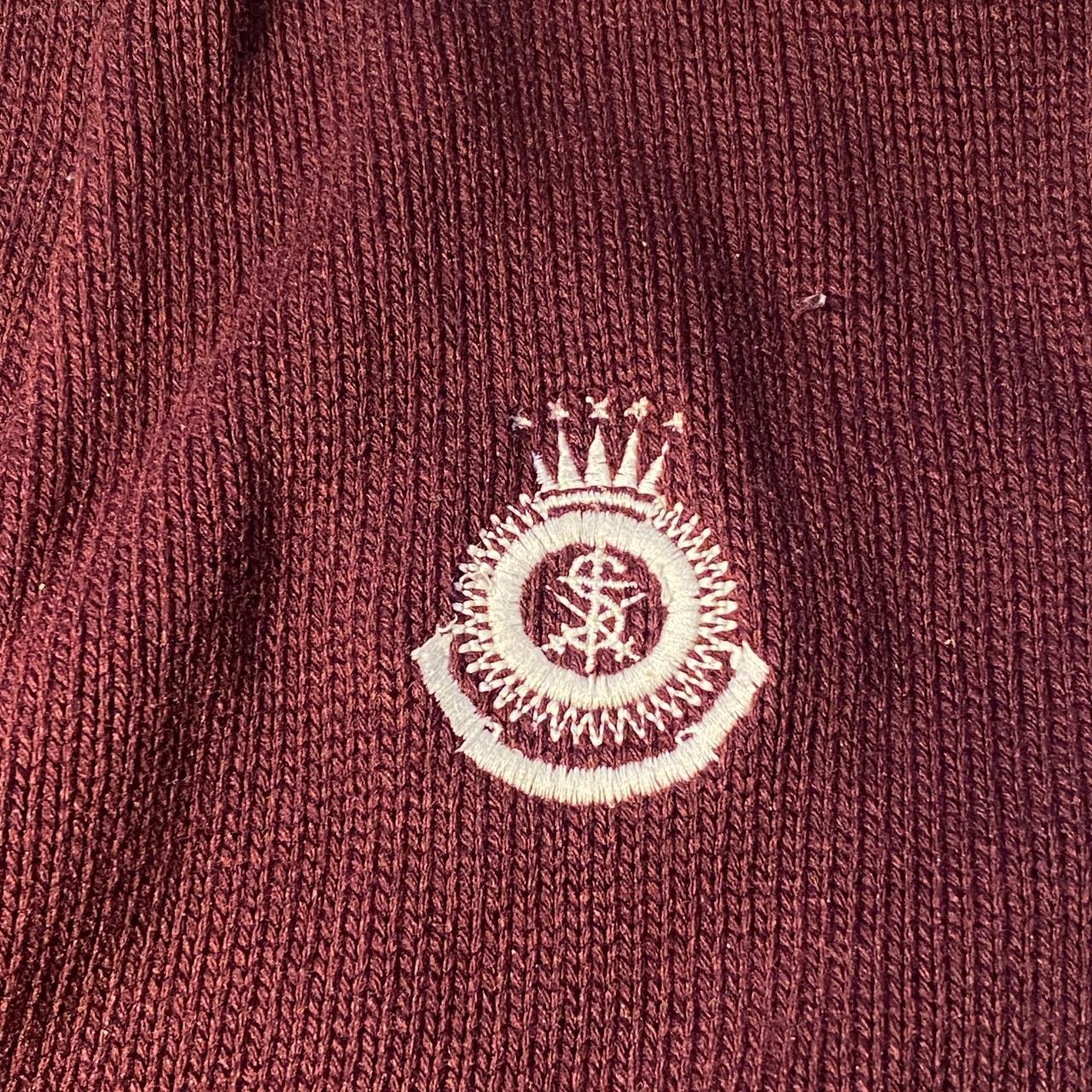 Vintage San Francisco knitting mills burgundy Depop