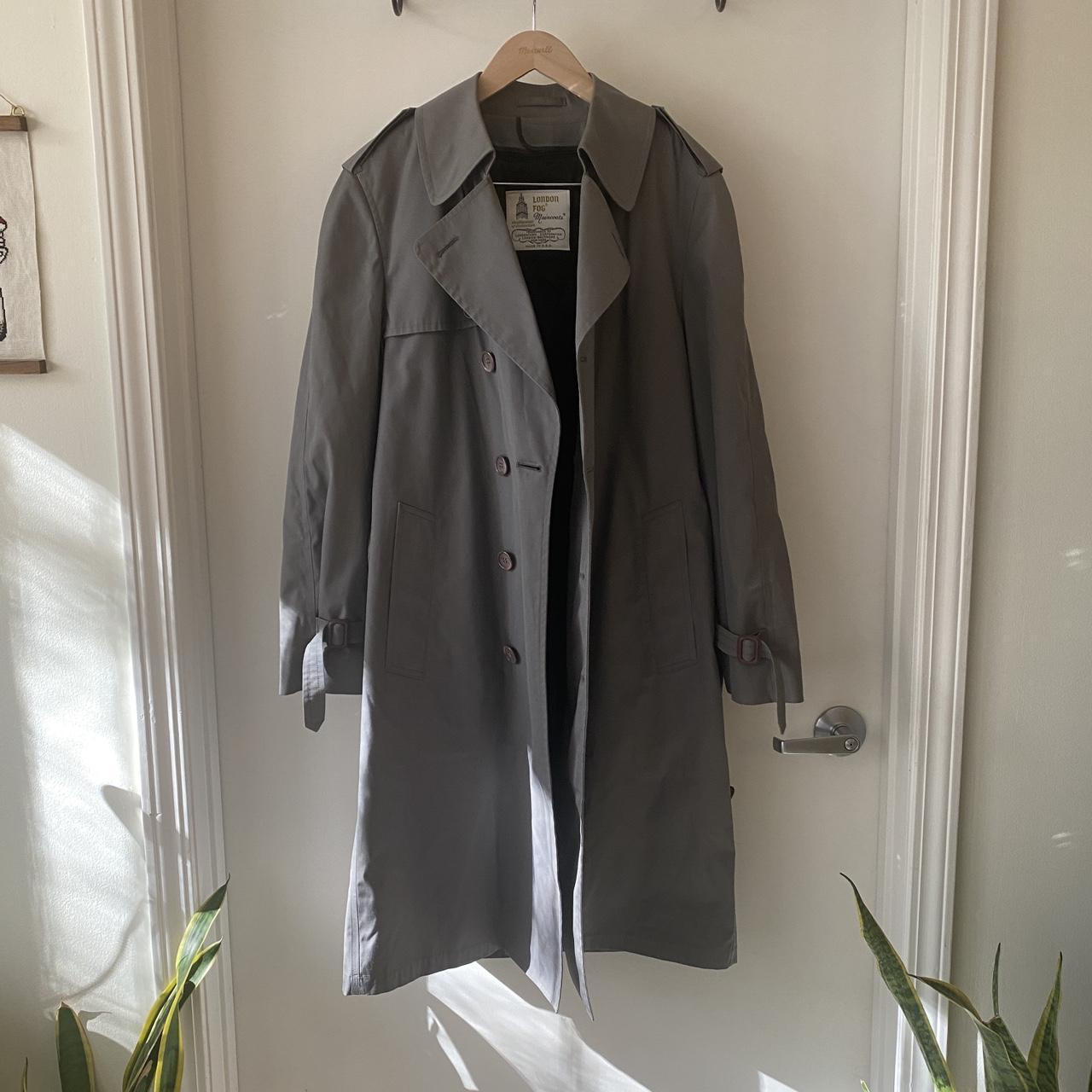 London fog 2025 grey trench coat