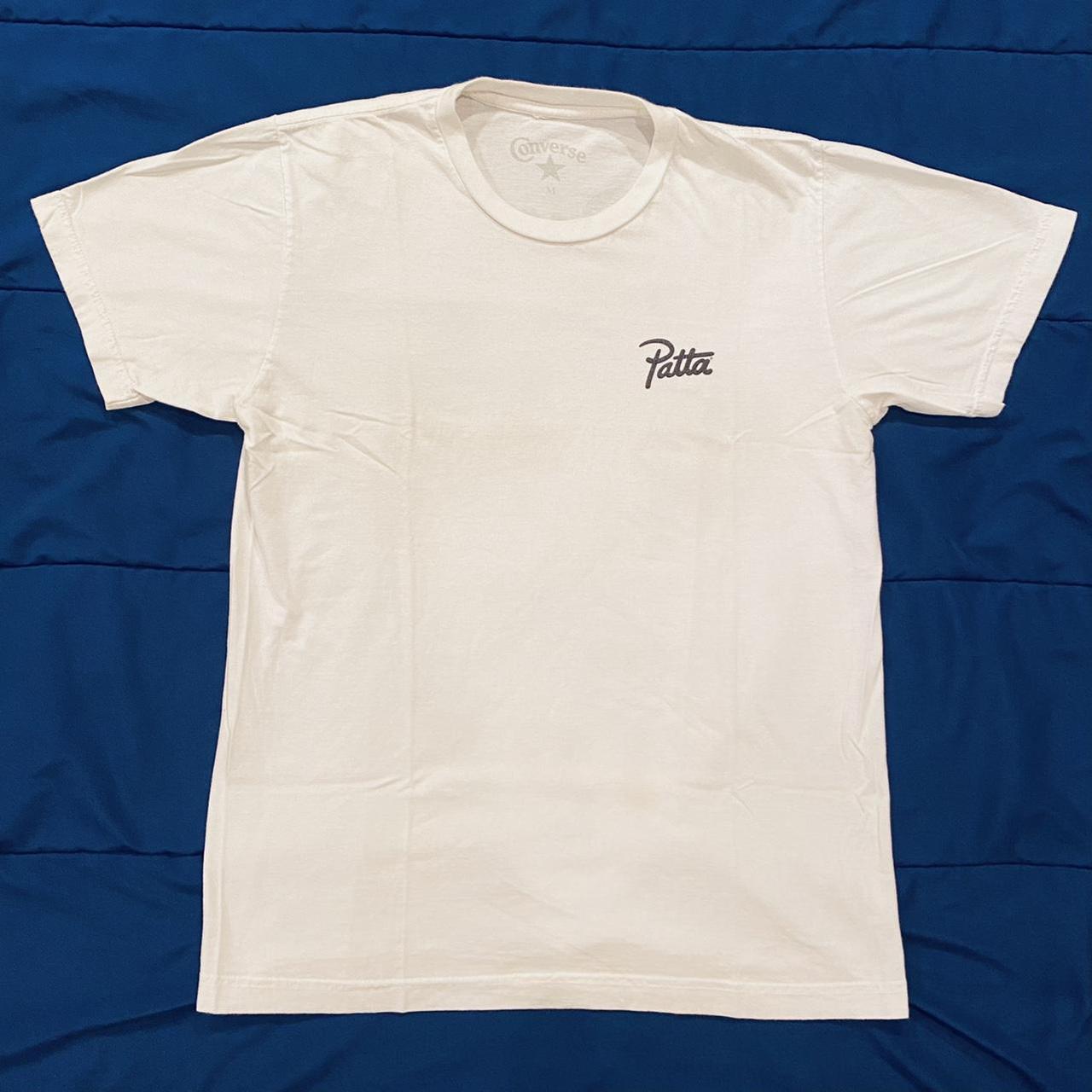 Patta Men's White and Black T-shirt (2)