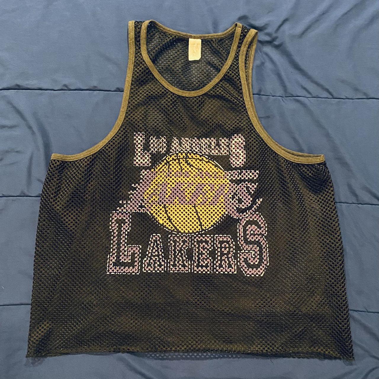 NBA, Shirts, Nba Los Angeles Lakers Mens Tank Sleeveless Jersey Black  Purple