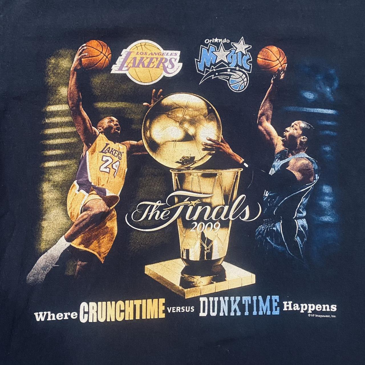 Vintage 2009 LA Lakers vs Orlando Magic NBA Finals Adidas T-shirt