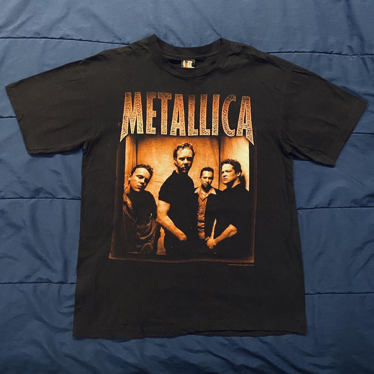 Vintage 1998 Metallica North American Tour black... - Depop