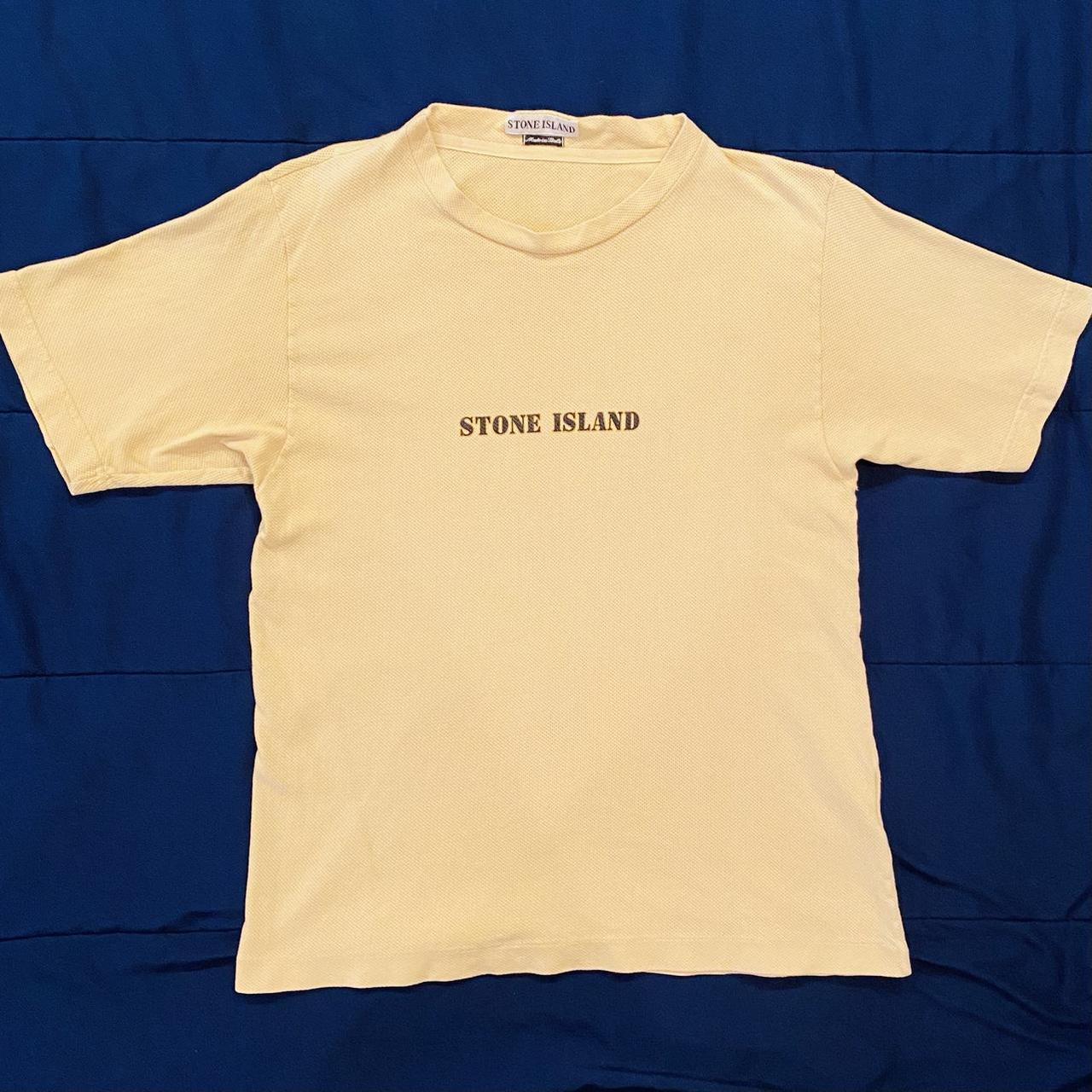 Stone Island Men's Yellow T-shirt