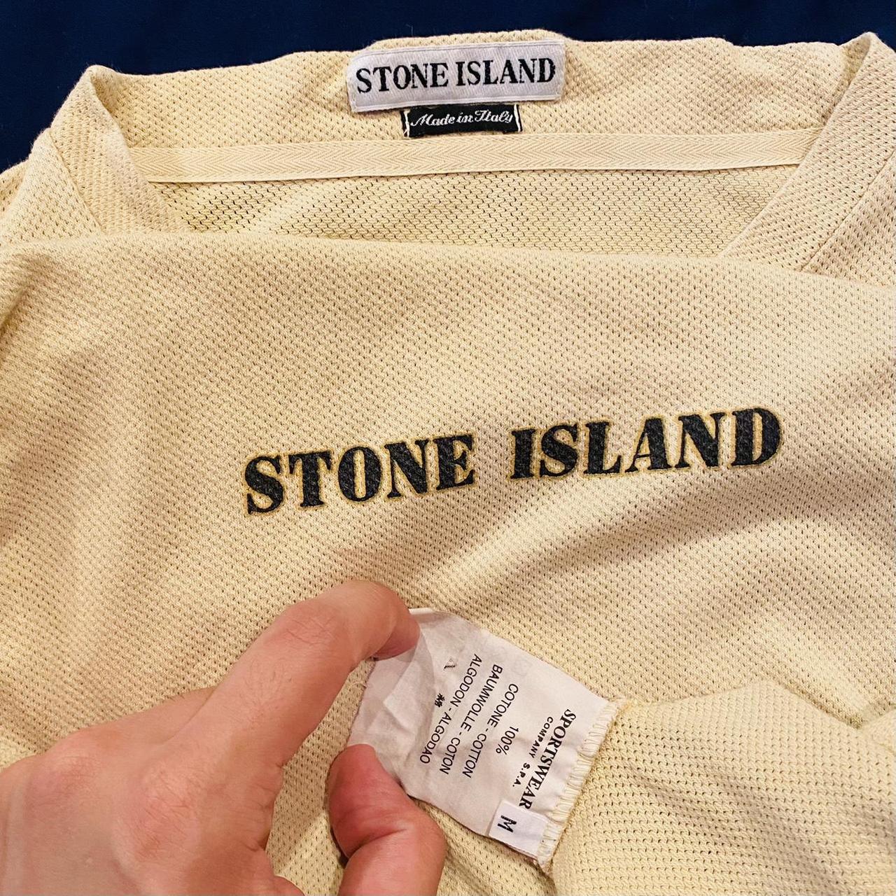Stone Island Men's Yellow T-shirt (3)