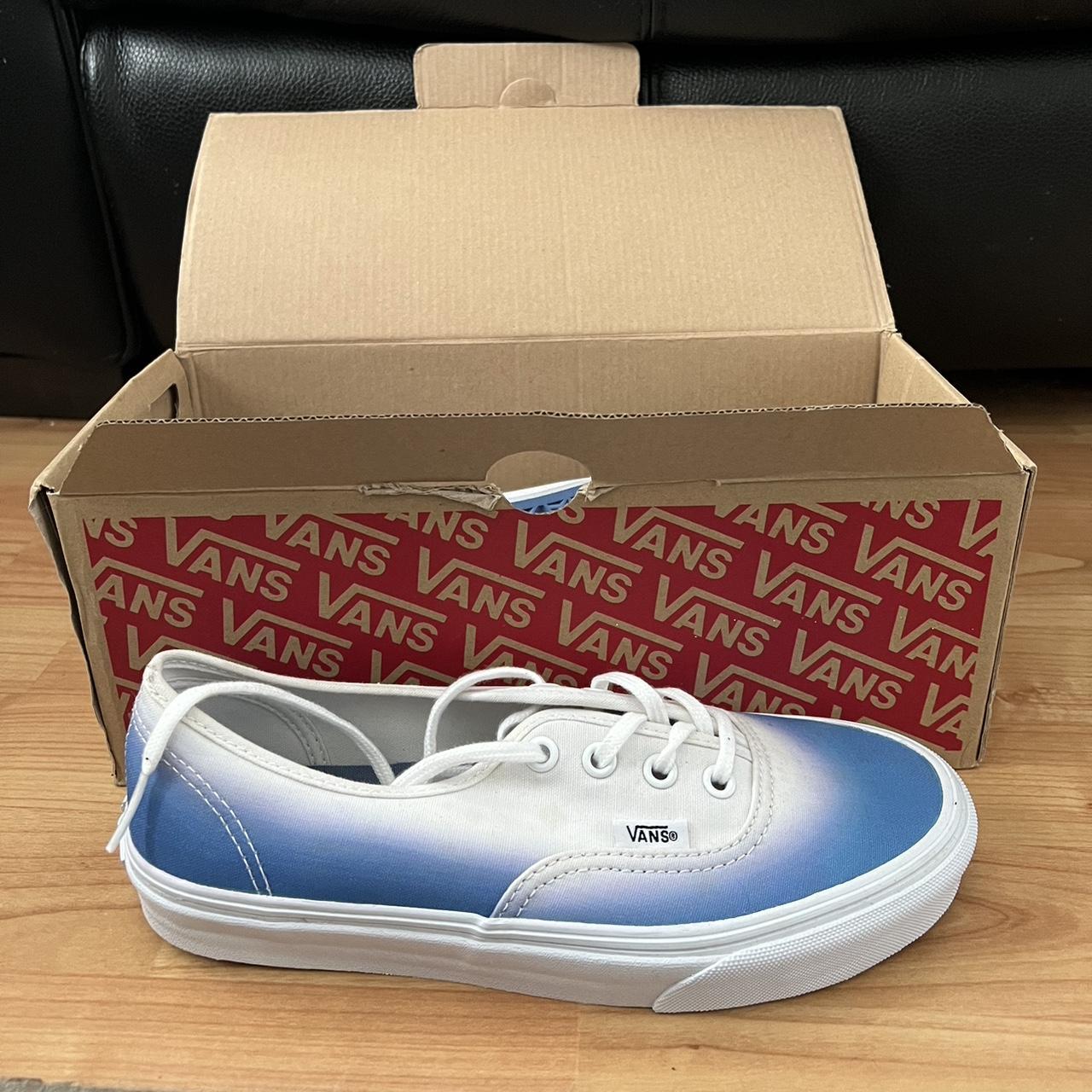 Blue ombre sale vans