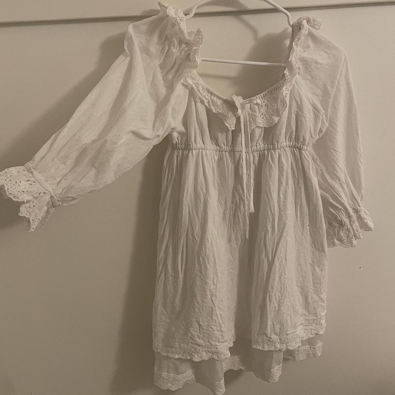 100% cotton summer peasant dress looks great on.... - Depop