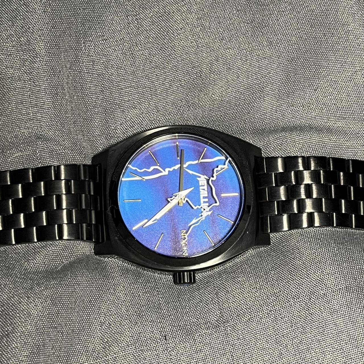 metallica nixon watch Worn a couple times but I’m... Depop