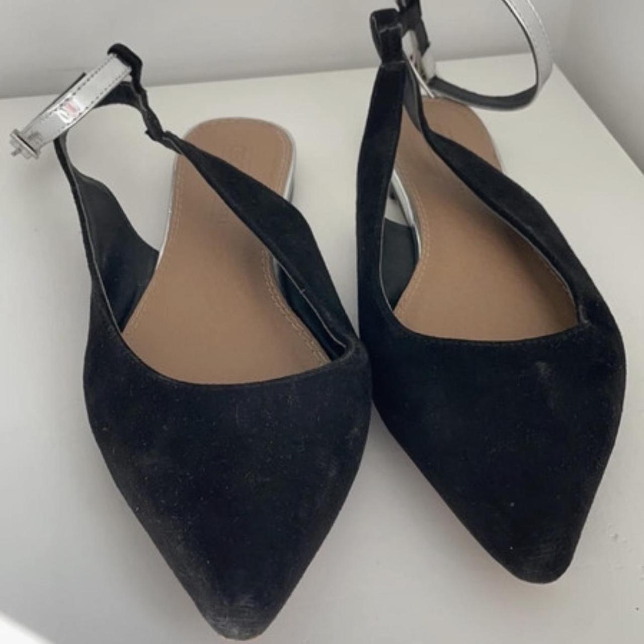 topshop black strappy heels