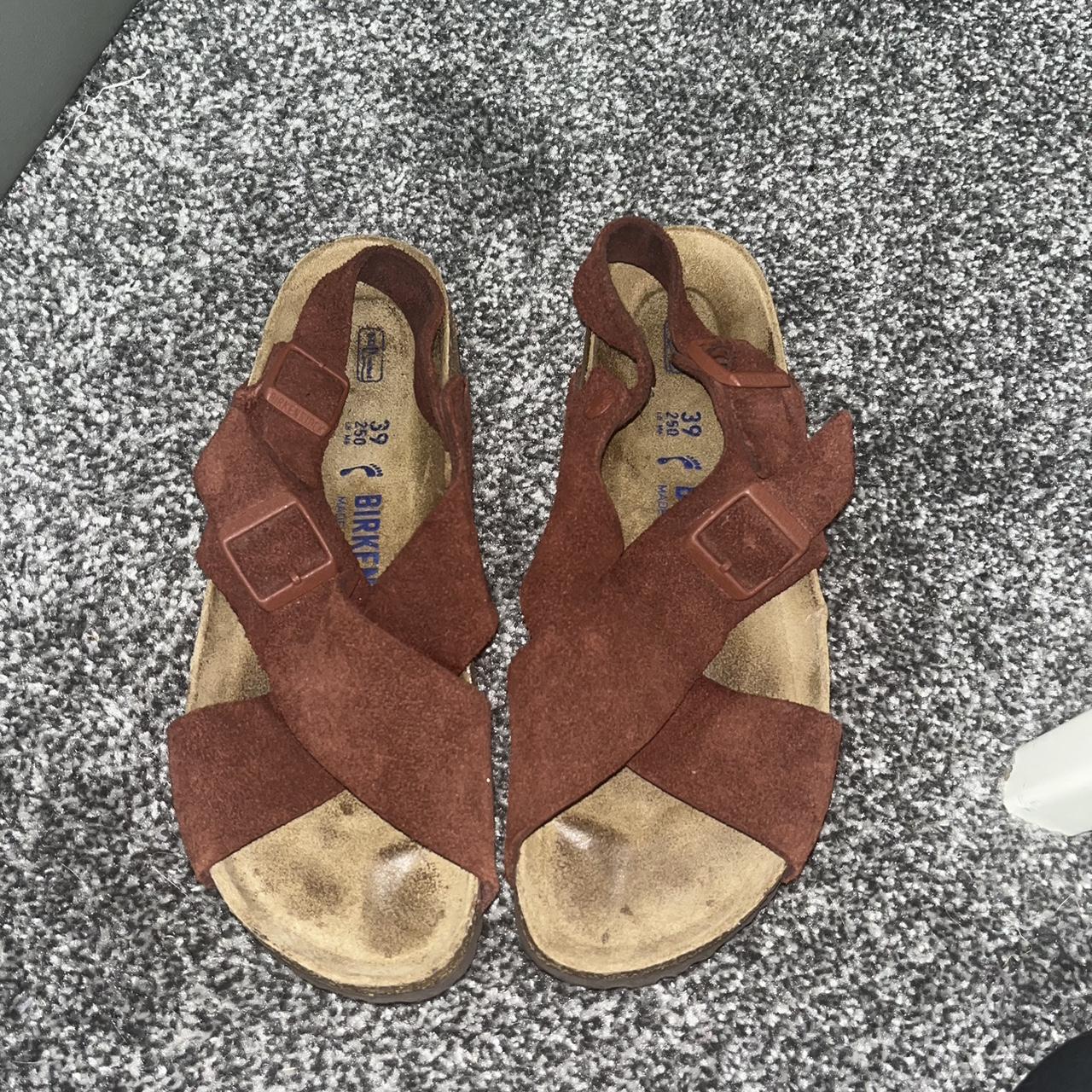 womens brown birkenstocks