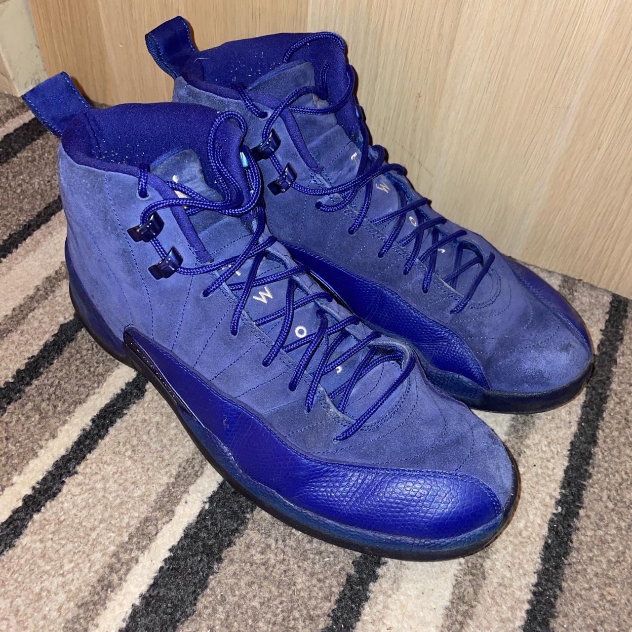 mens blue jordan shoes