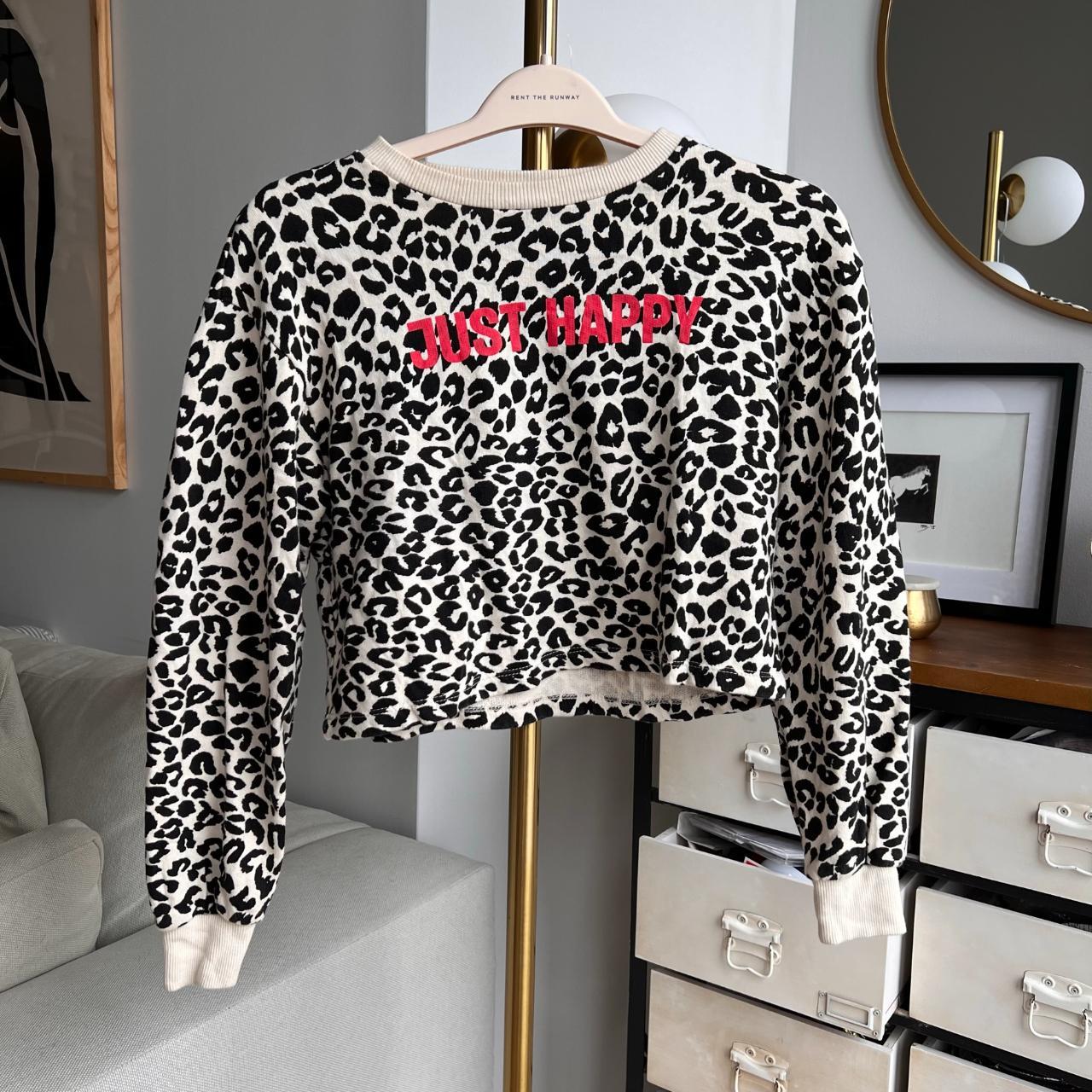 Zara 2024 leopard sweatshirt