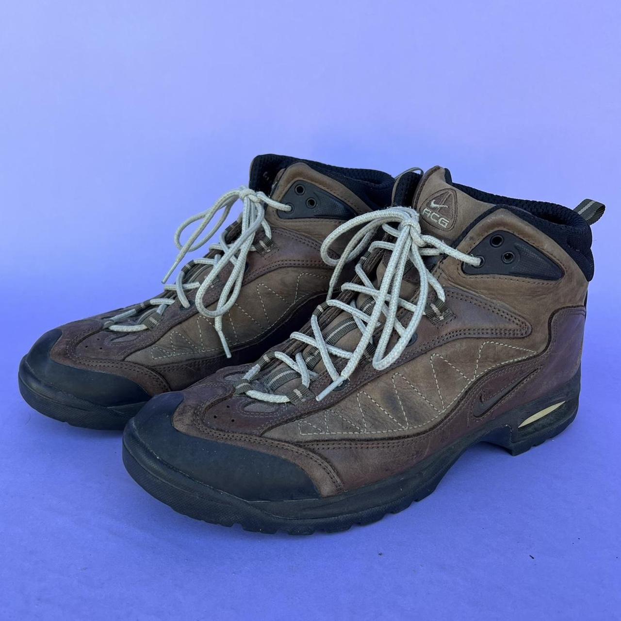 vintage nike acg hiking boots. 90s nike acg boots /... - Depop