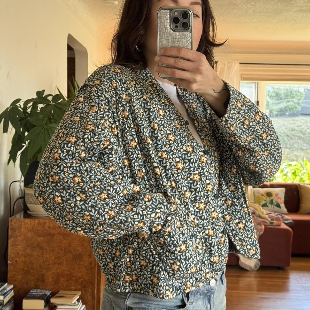 Universal Thread Women's Shacket Jacket - Multi/G… - image 2