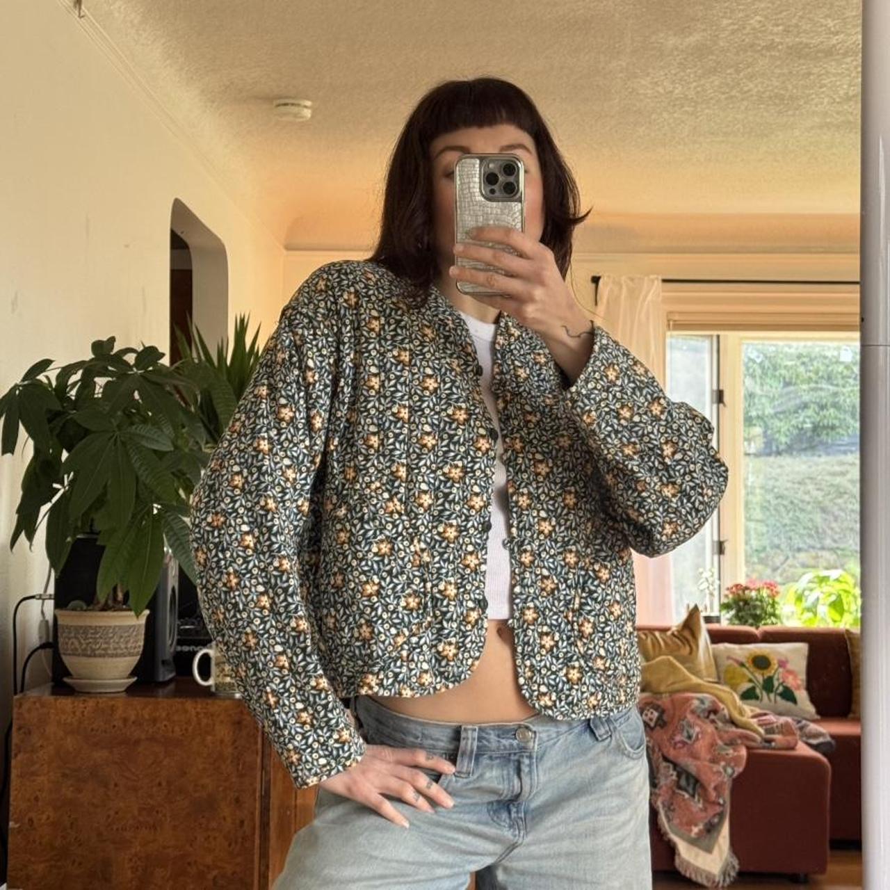 Universal Thread Women's Shacket Jacket - Multi/G… - image 3