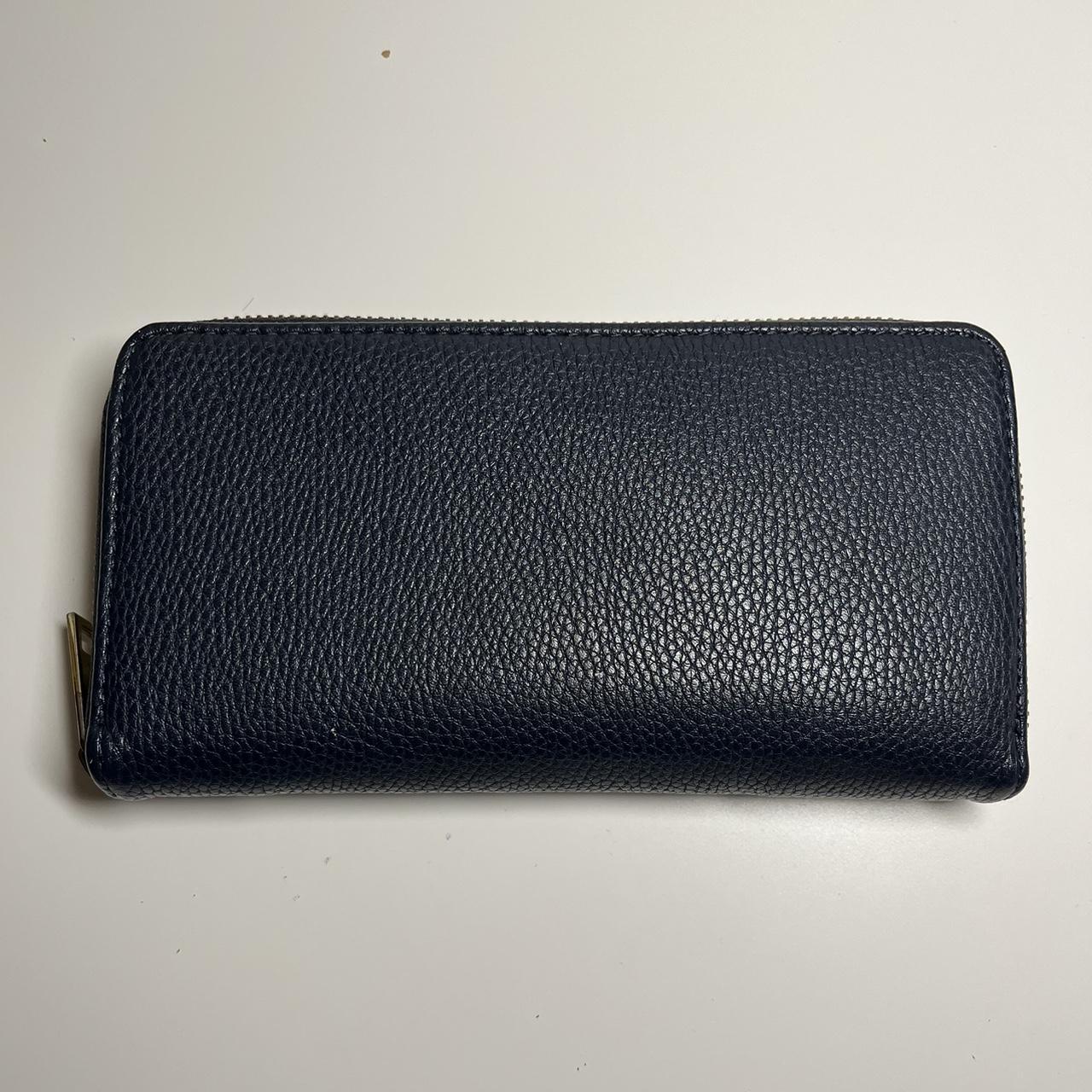 Accessorize Navy Blue London Patch Wallet Cardholder... - Depop