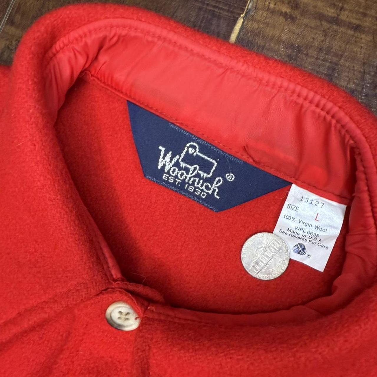 Woolrich Men's Shacket Jacket - Red - XL – Vintag… - image 2