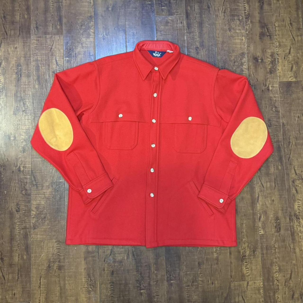 Woolrich Men's Shacket Jacket - Red - XL – Vintag… - image 1