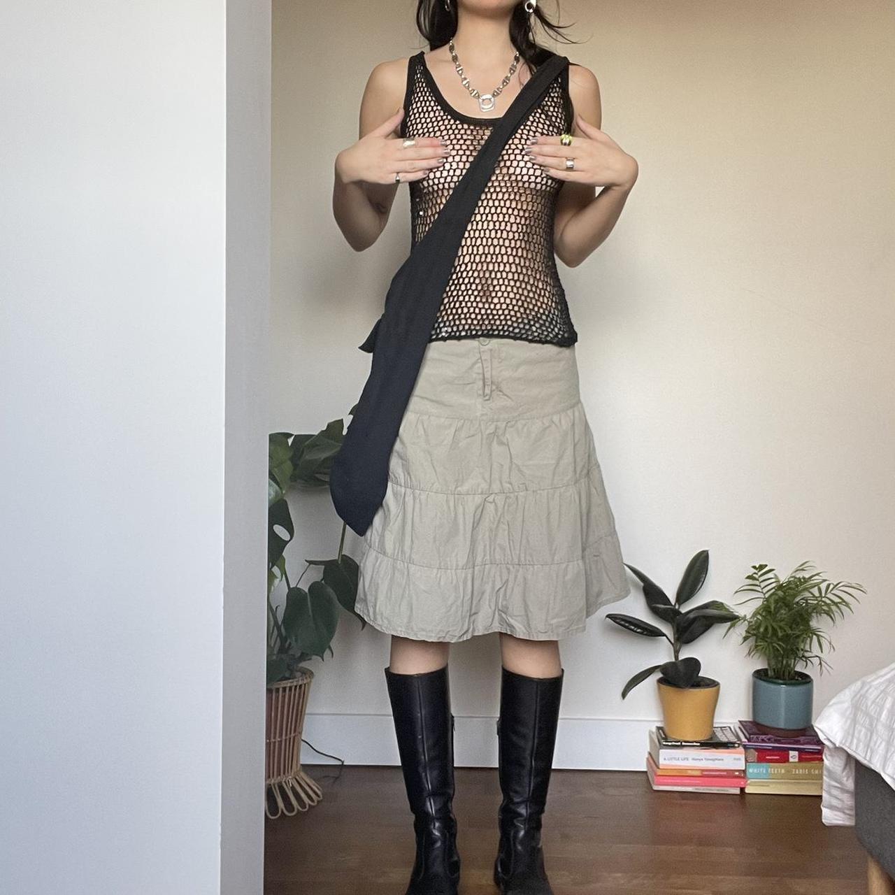 parachute skirt similar to cop copine diesel Depop