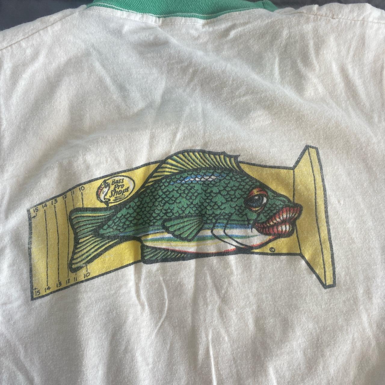 FREE SHIPPING Vintage Bass Pro Shop graphic ringer... - Depop